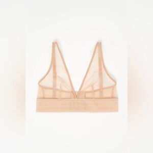 NWT Else Bare Soft Plunge Bra Powder M